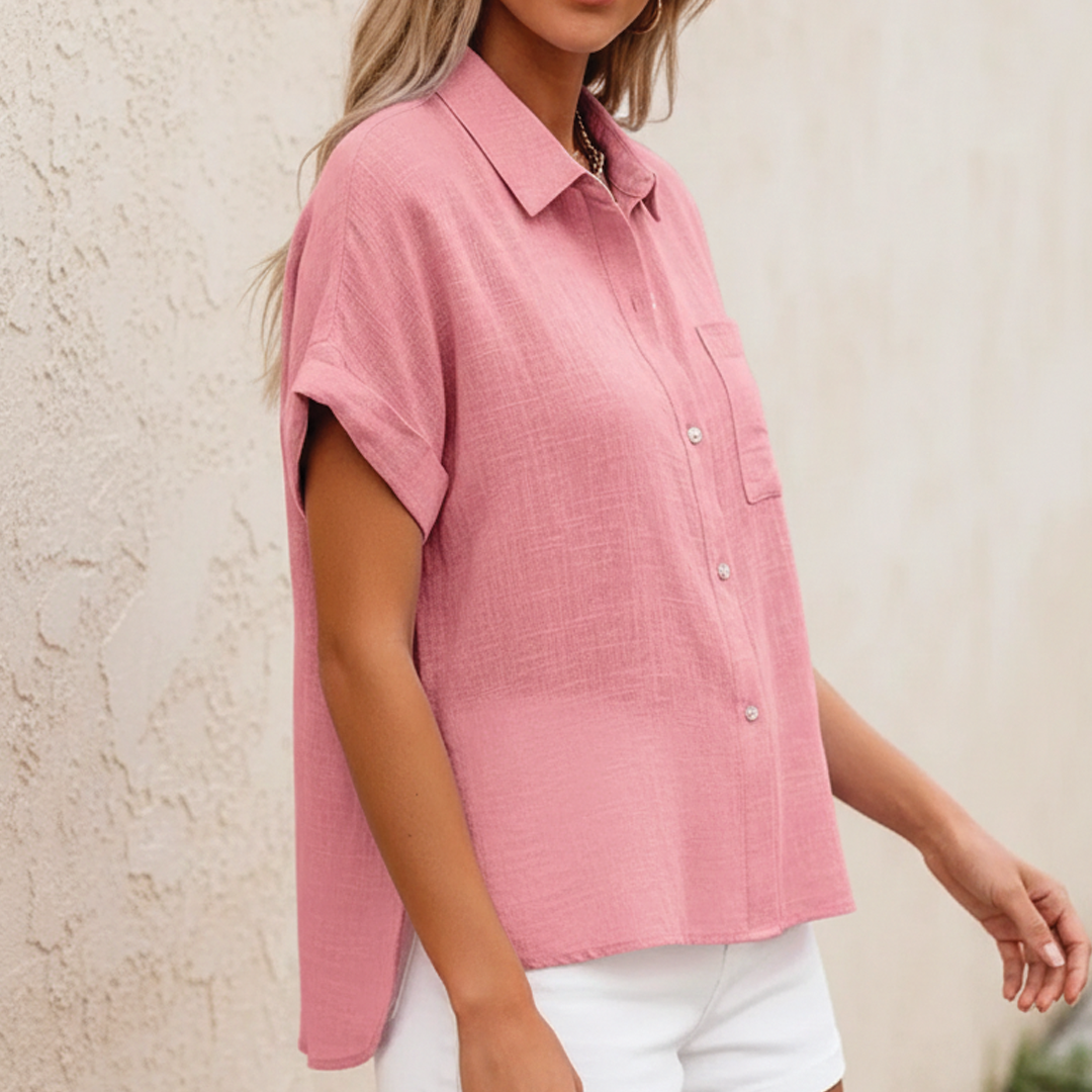 Carissa - Summer Button Blouse