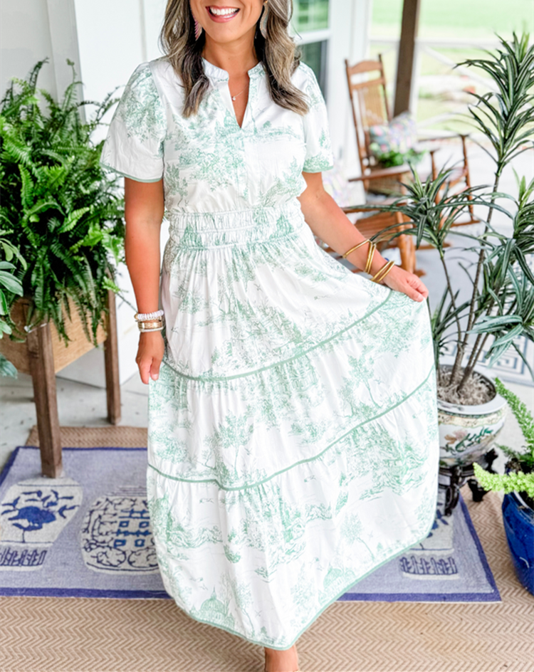 Irelle - Toile Print Maxikjole
