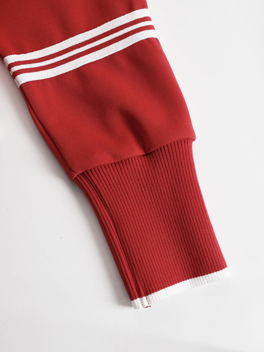 Priscilla - Elegant Sporty Set with Half Zip Sweatshirt