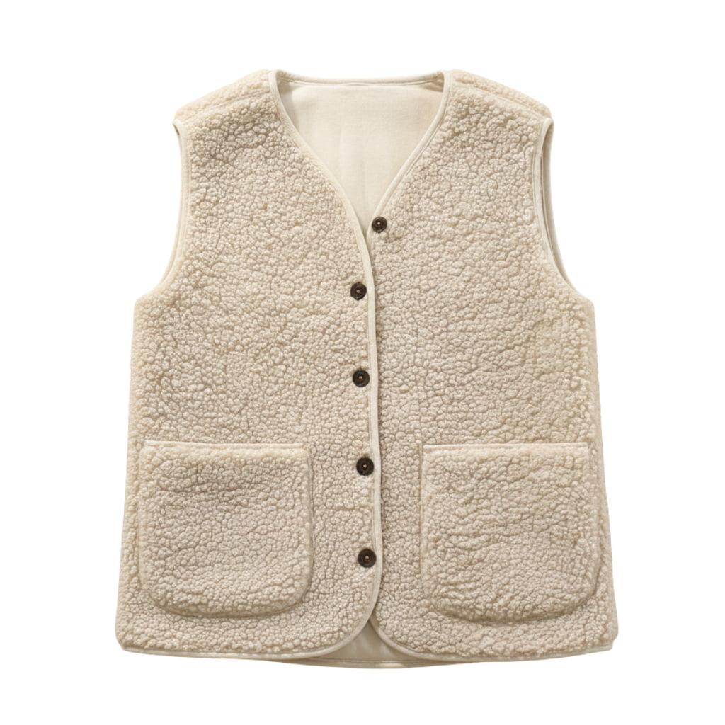 Ella | Women’s Spring Casual Warm Sherpa Vest