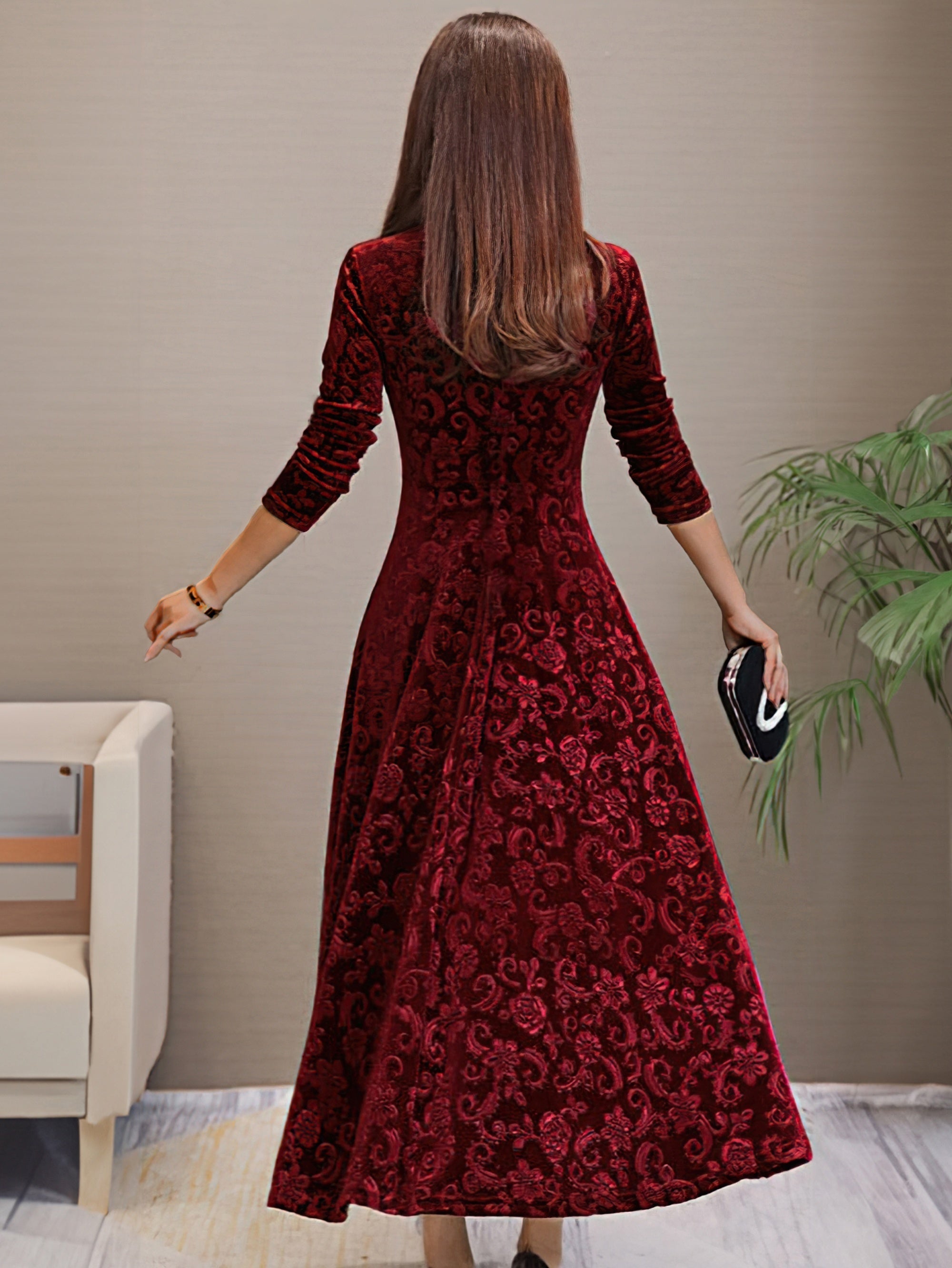 Denise | Velvet Elegance Dress