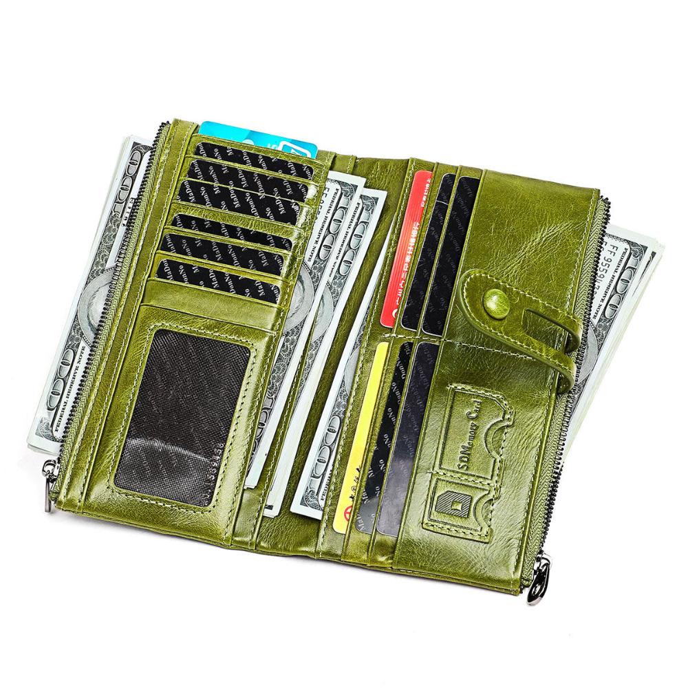 Birexa - Leather Long Clutch Wallet