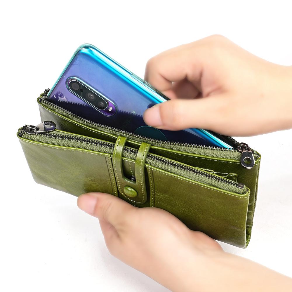 Birexa - Leather Long Clutch Wallet