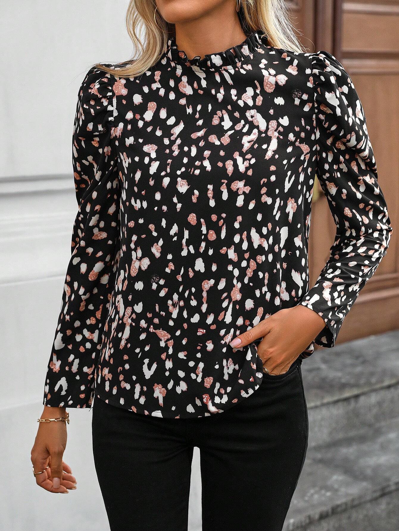 Bulma - Vintage Blouse with Ruffles