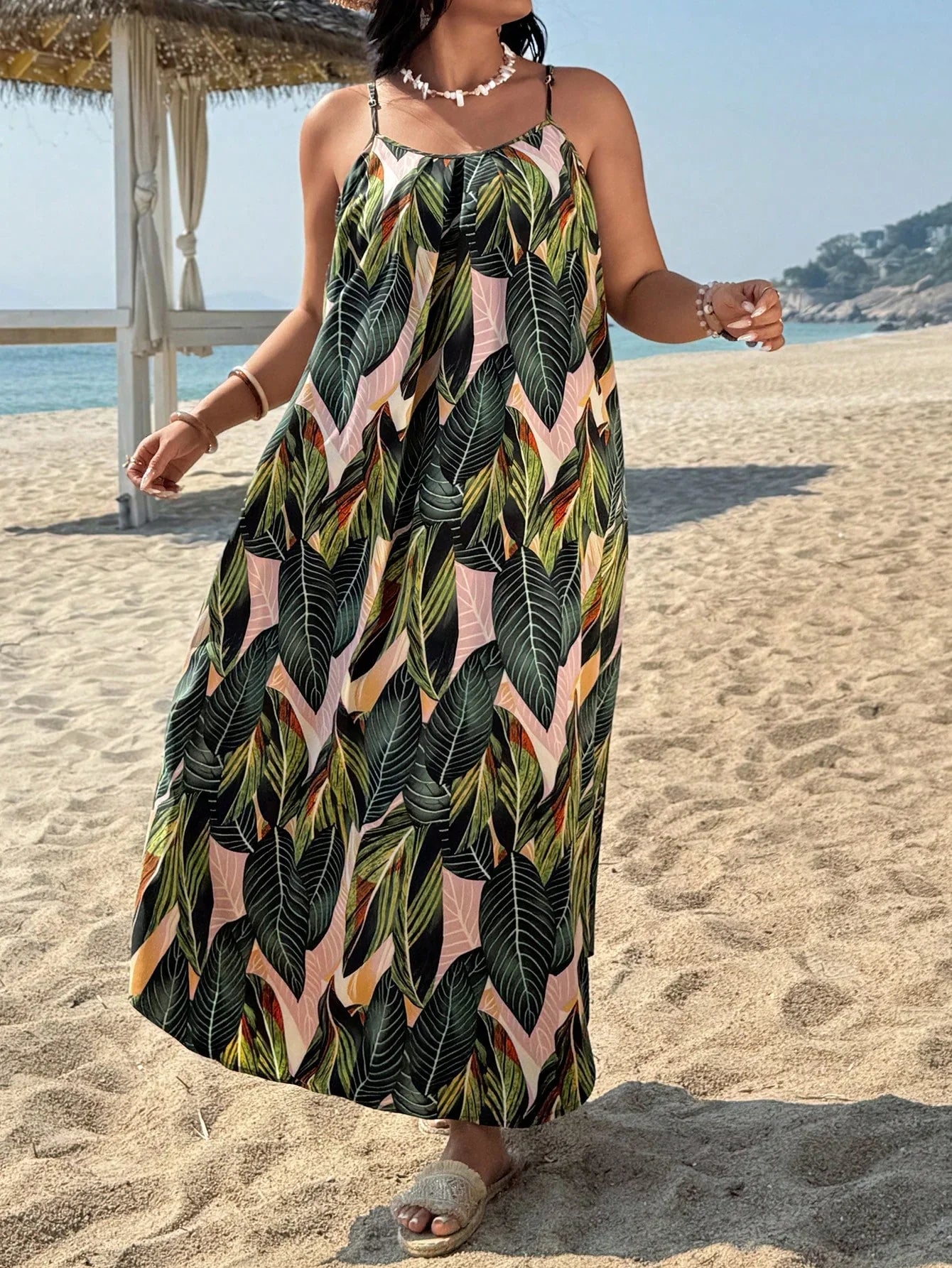 Gavana - Plus Size Boho Summer Maxi Dress