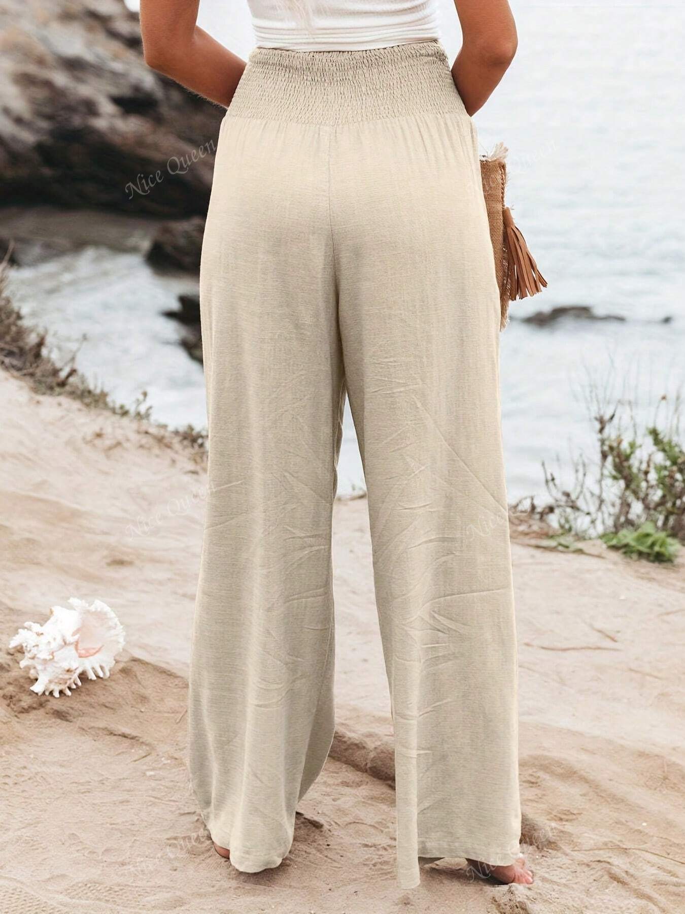 Yavira - Wide Leg Linen Pants