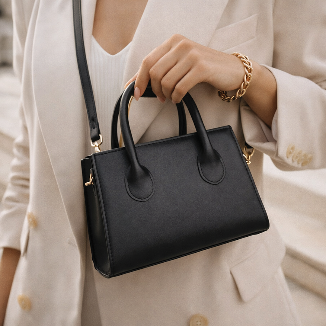 Solvrae - Vegan Leather Mini Crossbody Bag