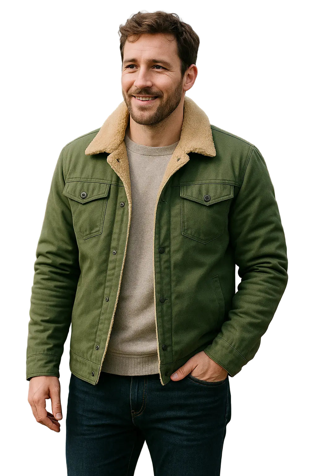 Belle & Cooper | Men's Winter Coat with Velvet Lining