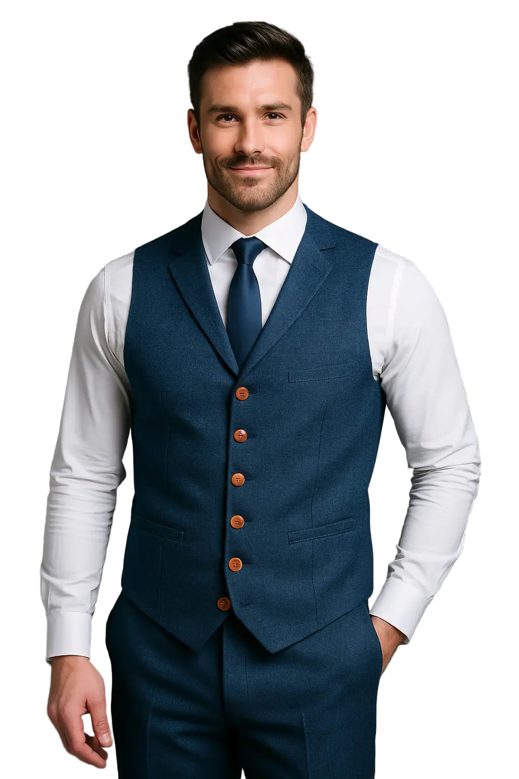 Belle & Cooper | Logan Tailored Buttoned Cardigan with Classic Cut