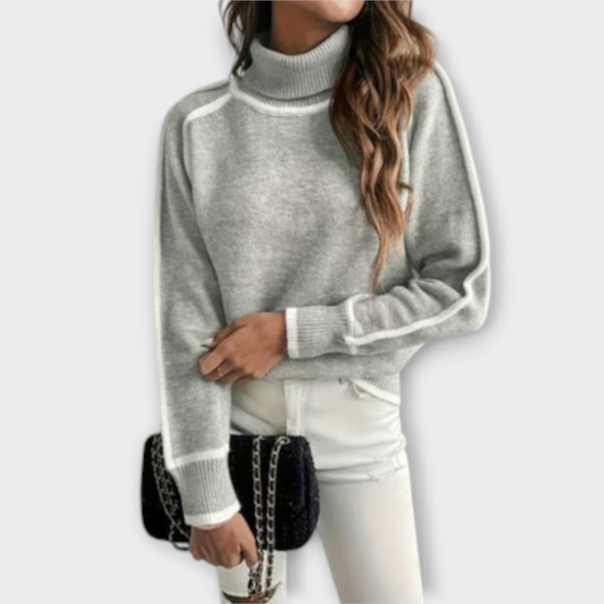 Aurora - Casual roll-neck sweater