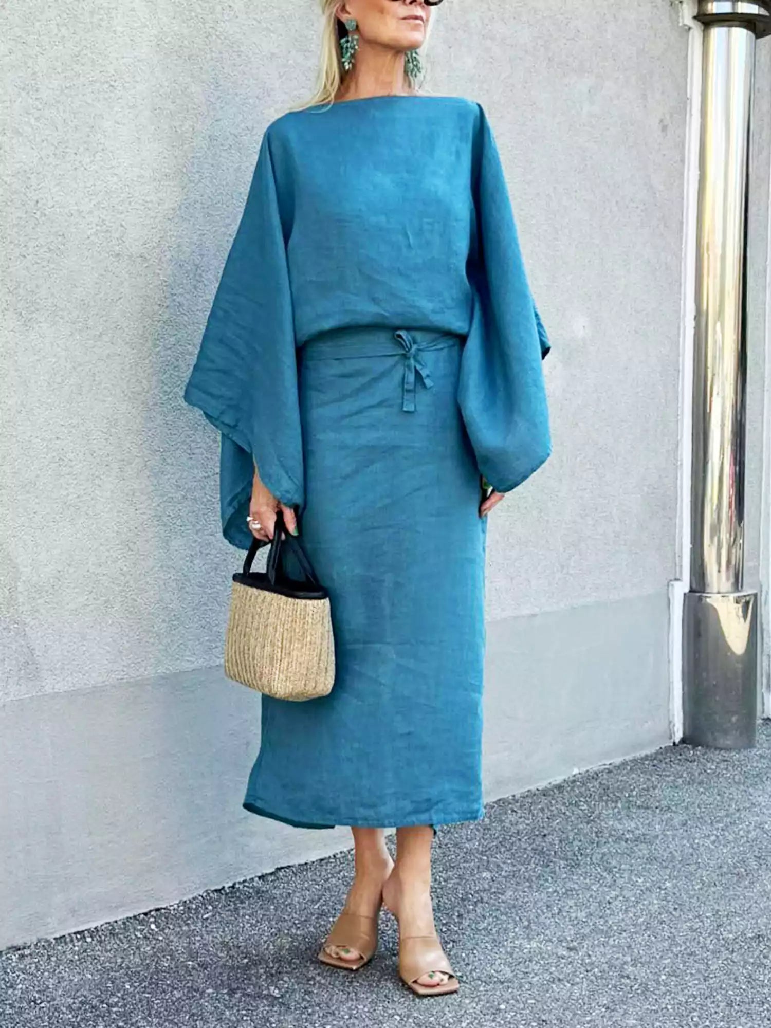 Givelle - Kimono Midi-kjole