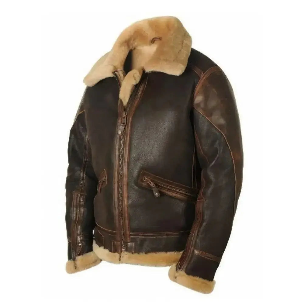 Belle & Cooper | Leather Jacket with Long Sleeves and Soft Plush
