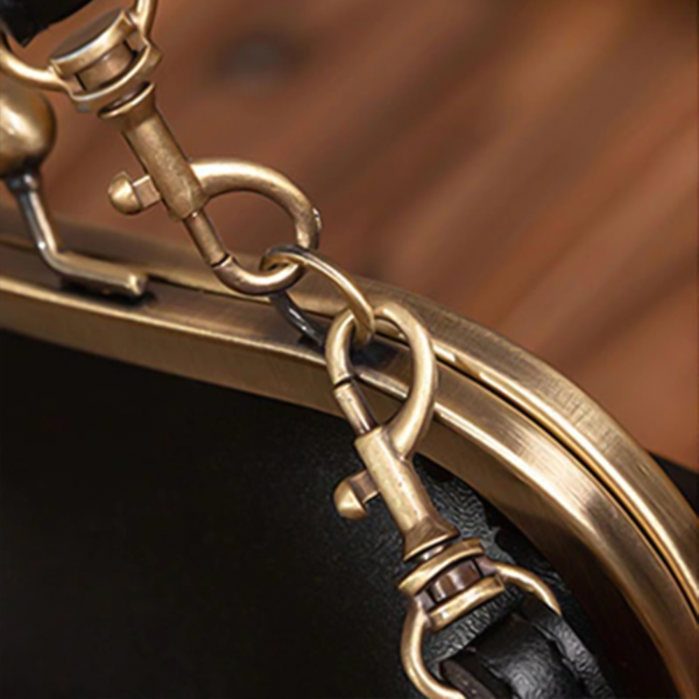 Elzoria - Vegan Leather Structured Handbag