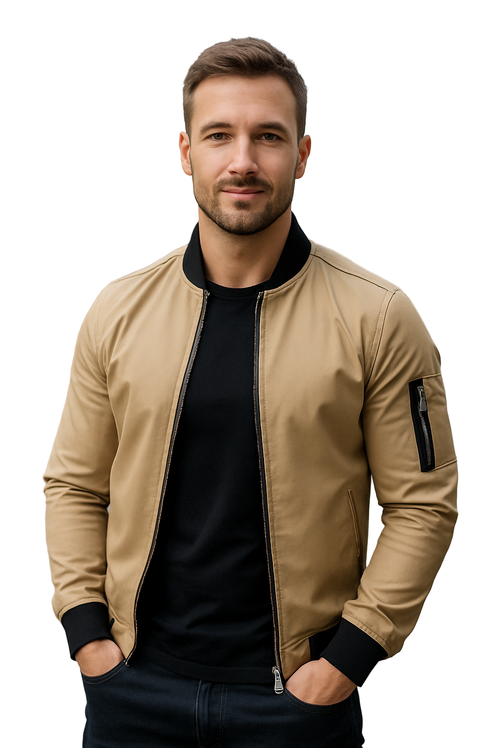 Belle & Cooper | Lightweight Winter Jacket with Zip and Pockets