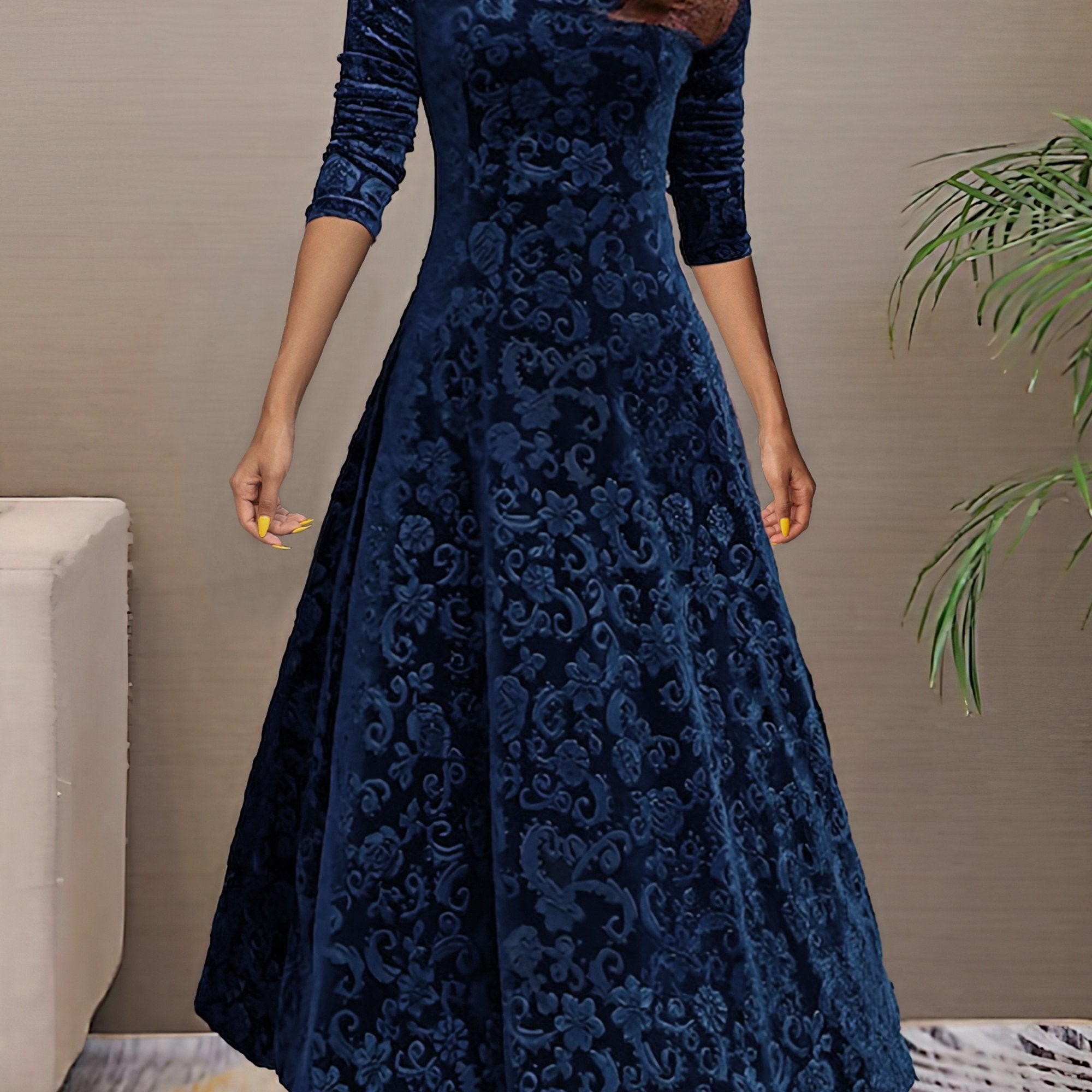 Denise | Velvet Elegance Dress