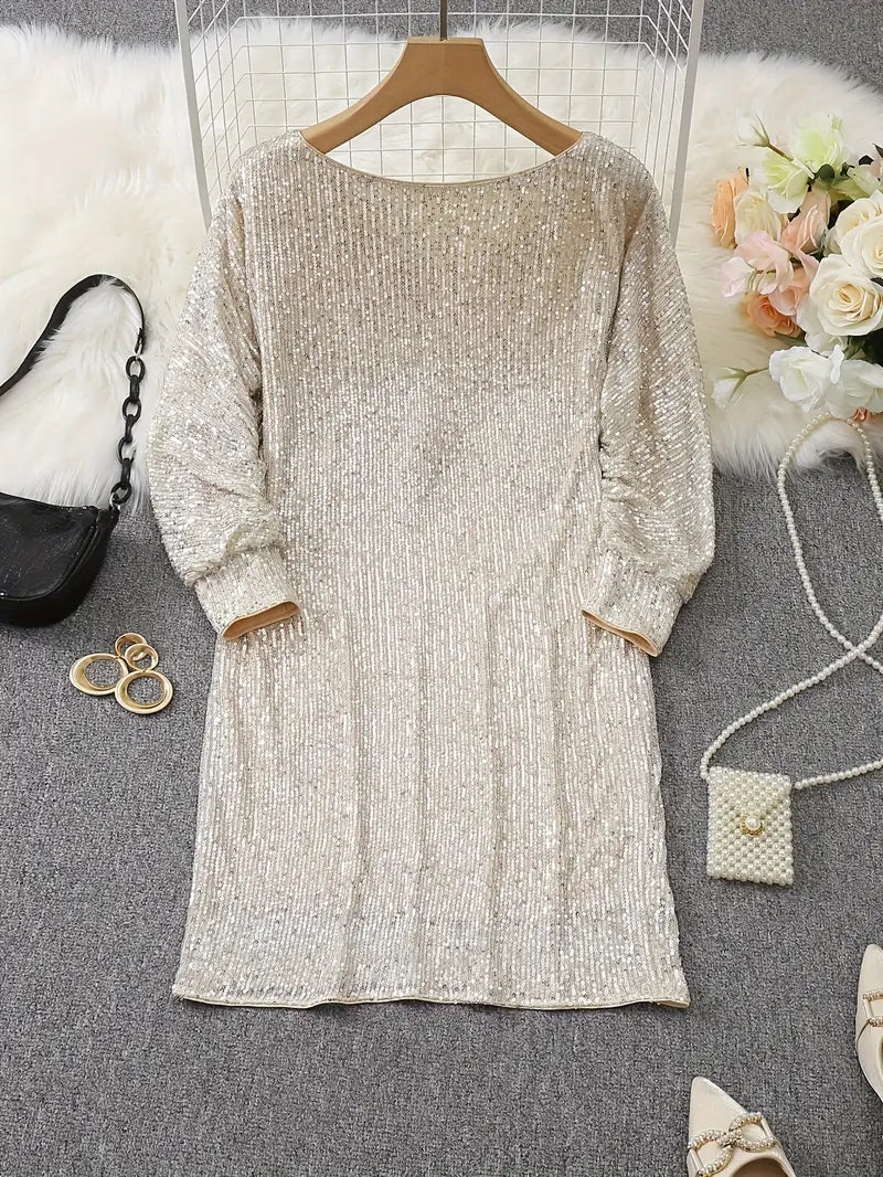 Qirelle - Sequin Party Dress