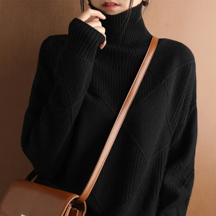 Modesty - Diamond Knit Sweater