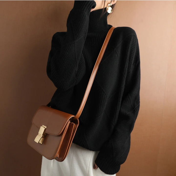 Modesty - Diamond Knit Sweater
