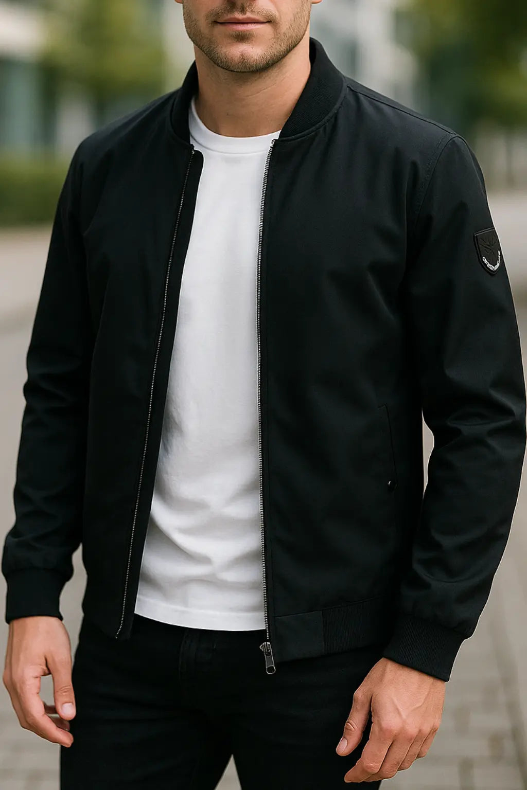 Belle & Cooper | Men's Slim Fit Bomber Jacket