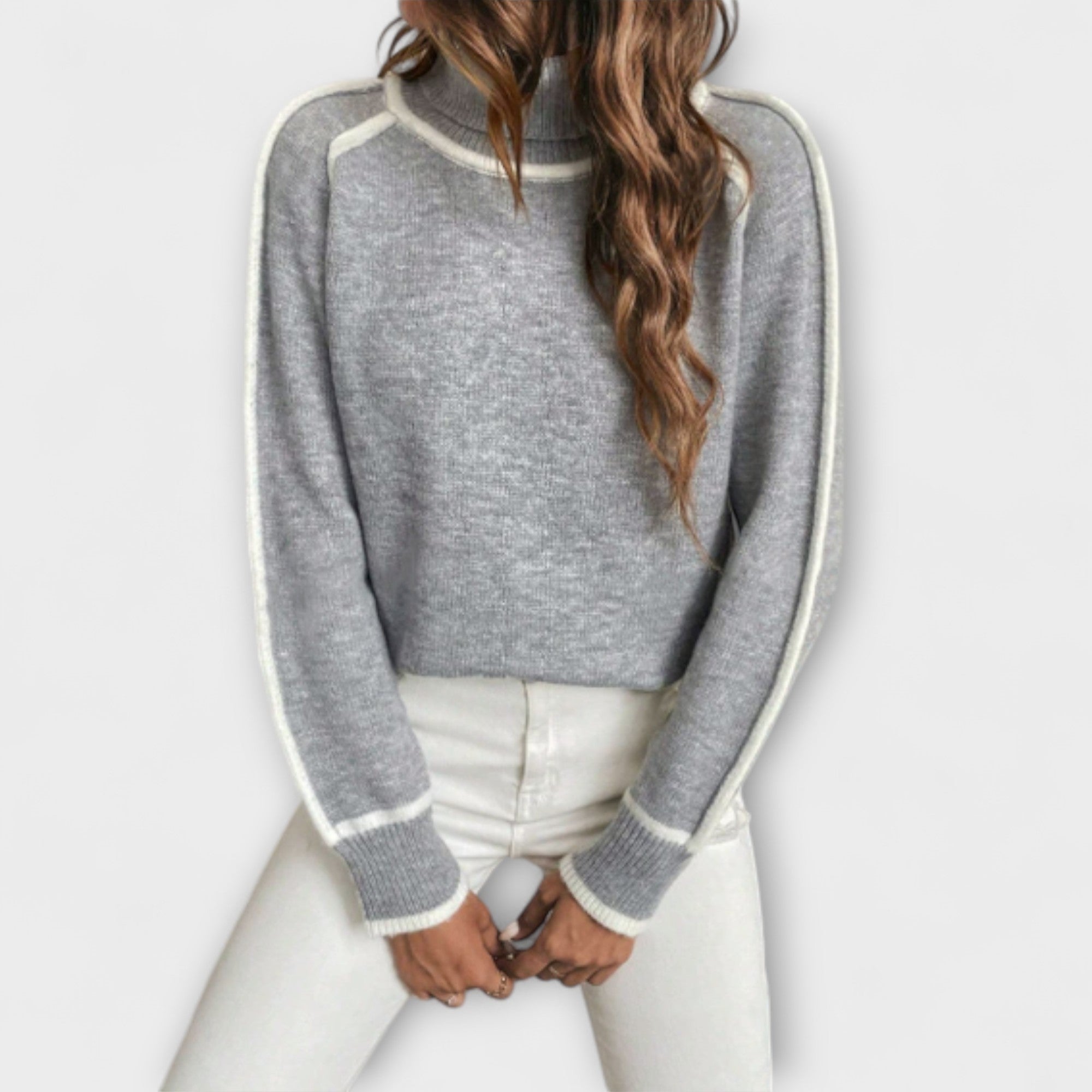 Aurora - Casual roll-neck sweater