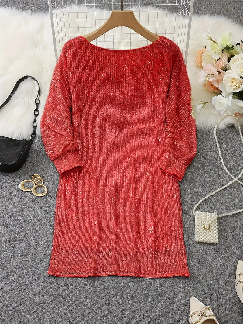 Qirelle - Sequin Party Dress