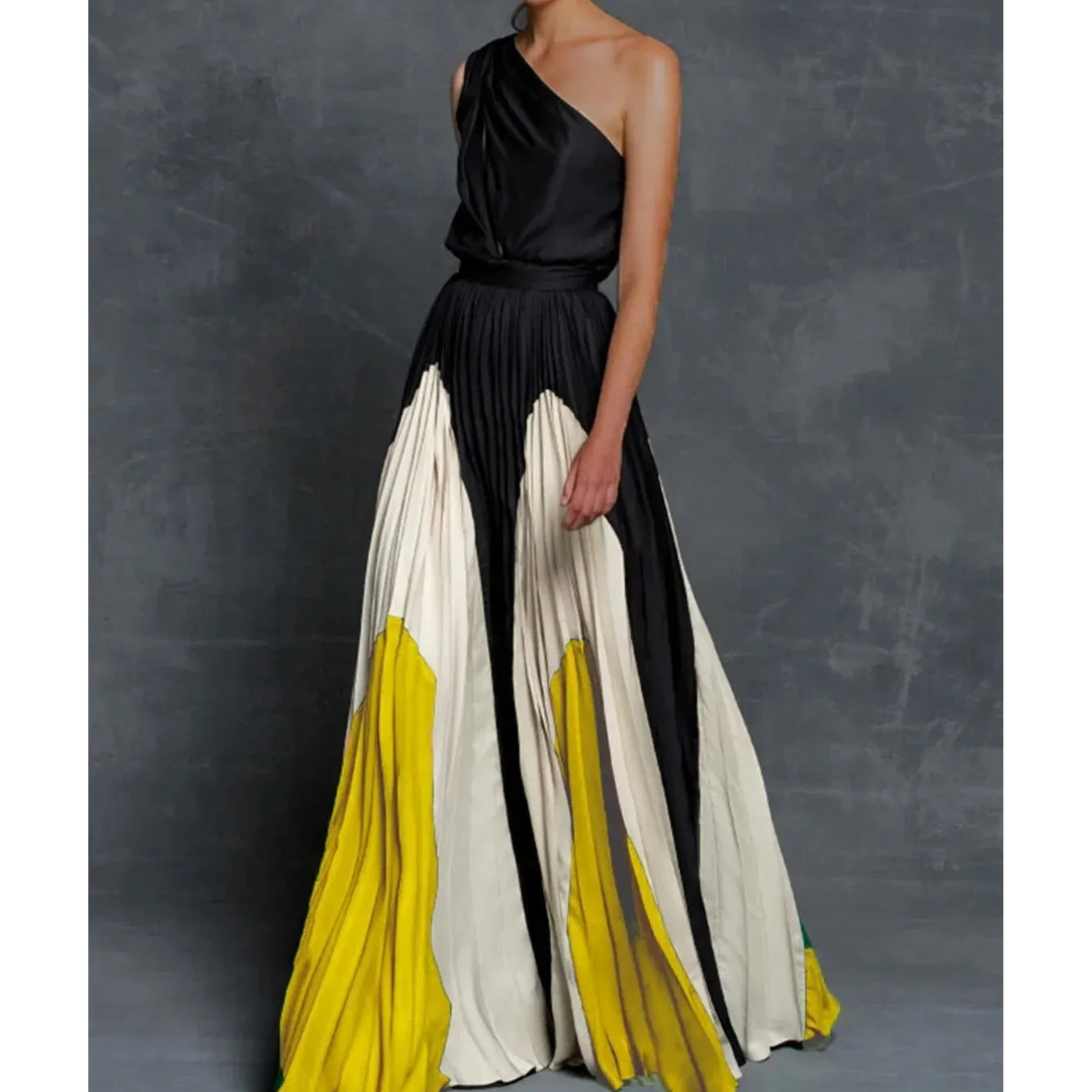 Bella | Women’s Artistic One Shoulder Long Dress