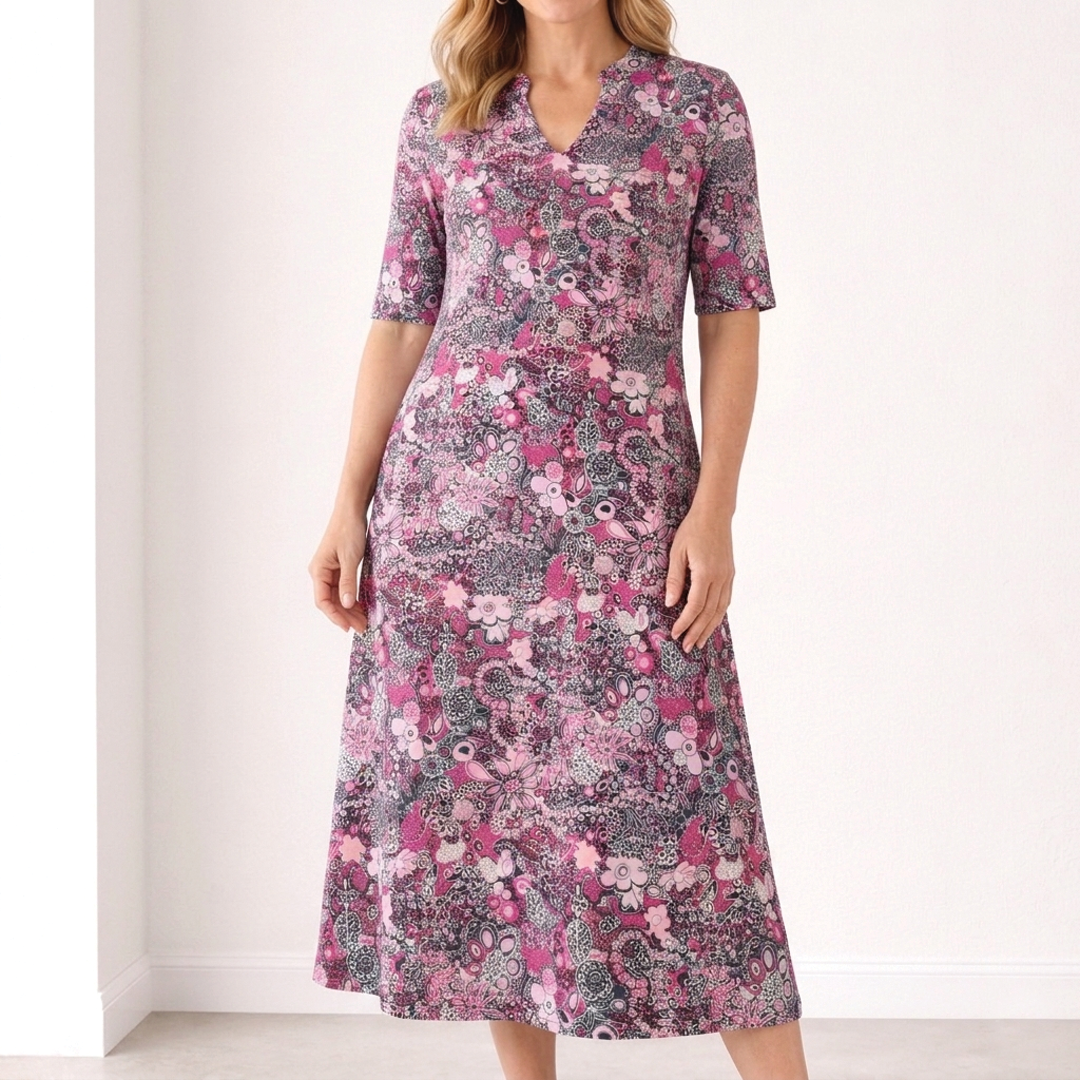 Mirelle - Button Midi Dress
