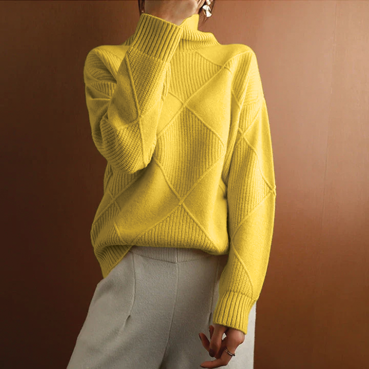 Modesty - Diamond Knit Sweater
