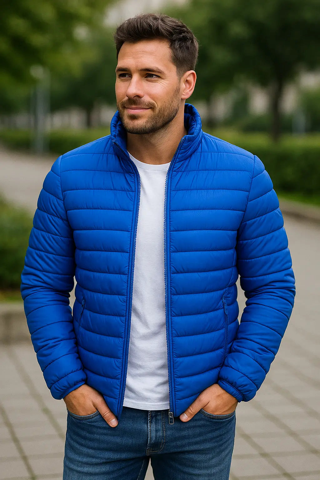 Belle & Cooper | Warm puffer jacket with collar