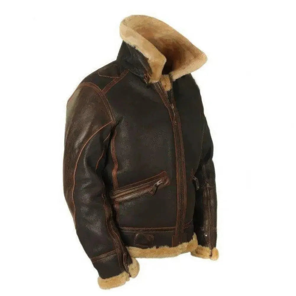 Belle & Cooper | Leather Jacket with Long Sleeves and Soft Plush