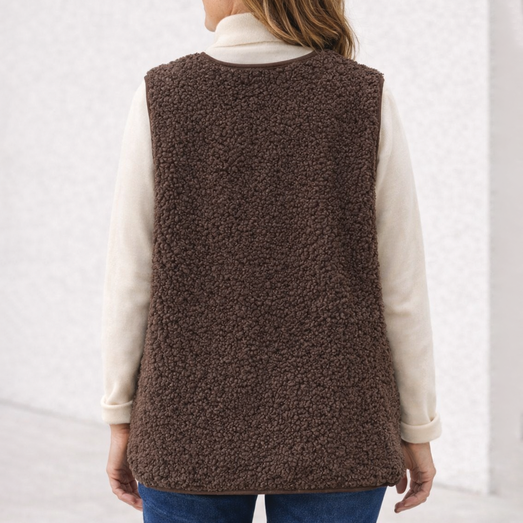 Cairo - Cozy Plush Vest for Women