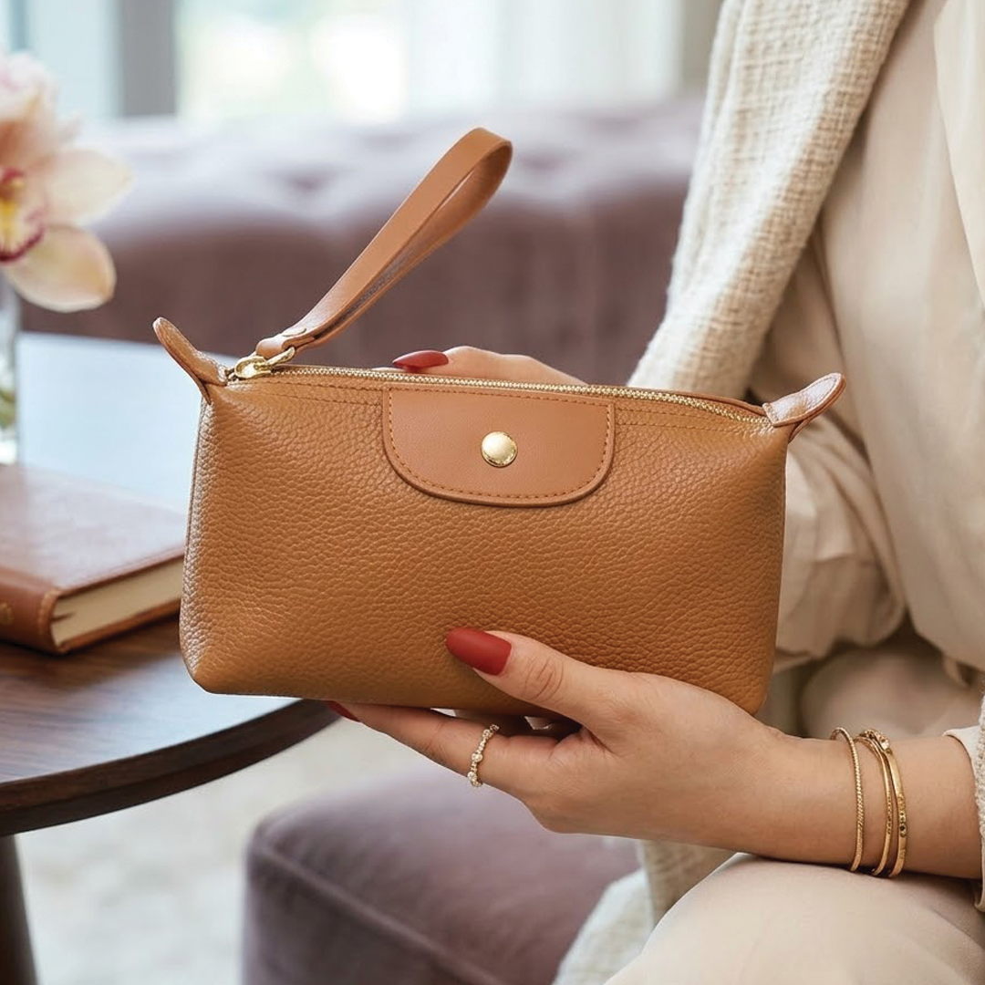 Lurevia - Vegansk læder håndledstaske/clutch