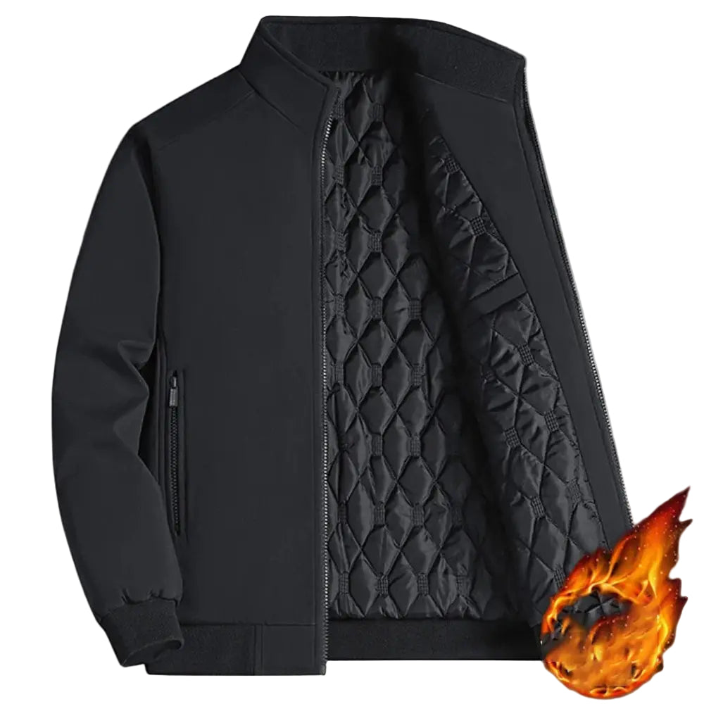 Belle & Cooper | Stylish Colored Winter Coat with Stand-Up Collar