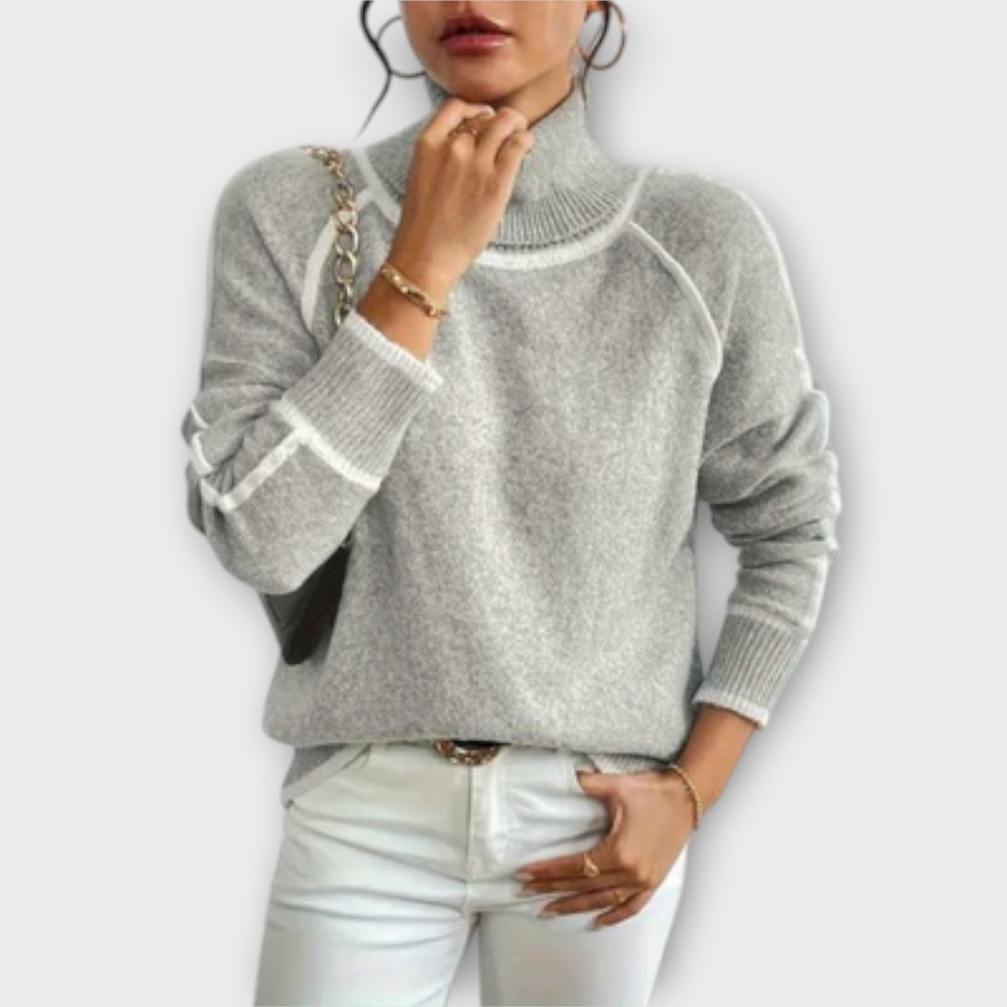 Aurora - Casual roll-neck sweater
