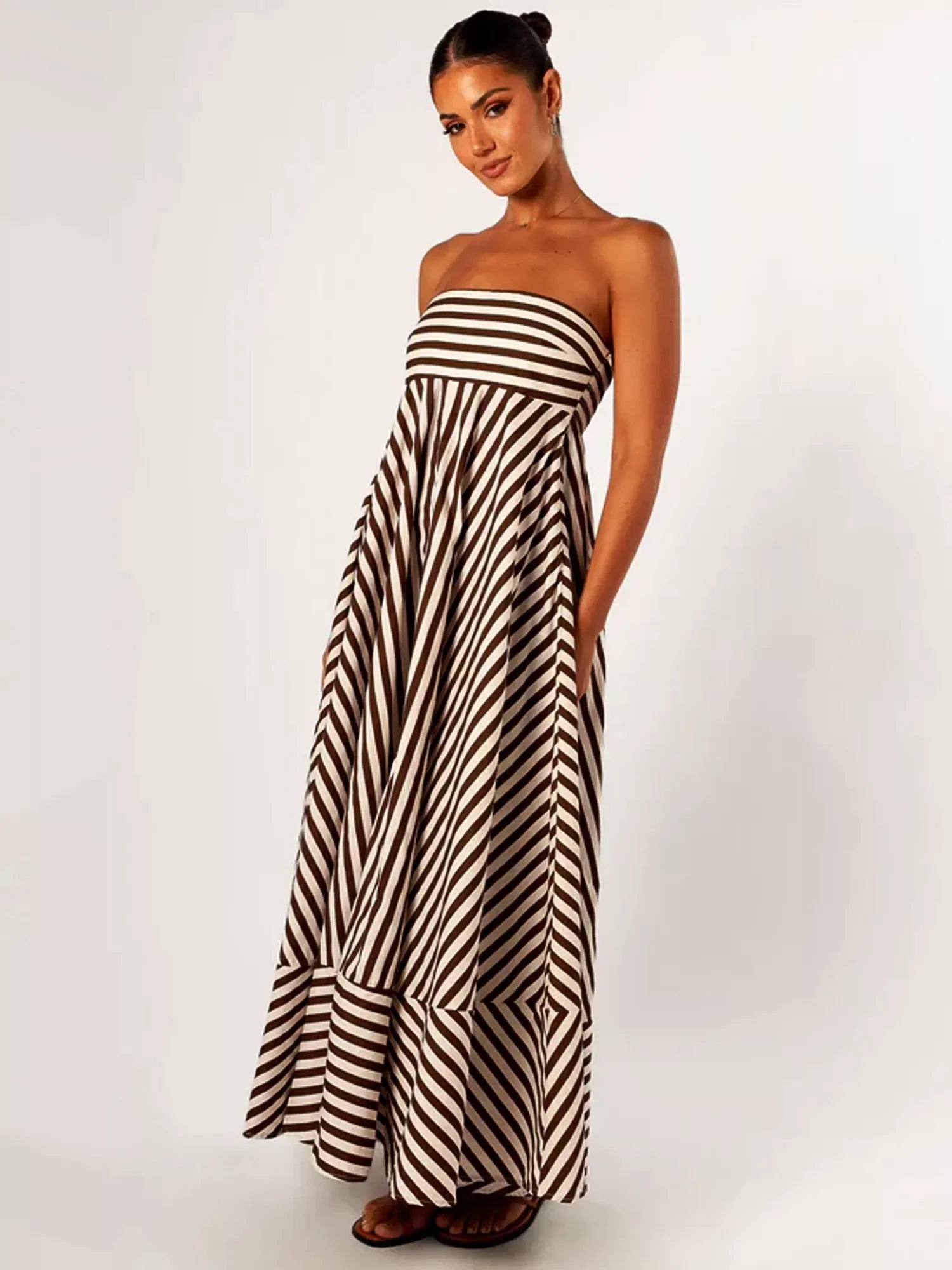 Isira - Strapless Maxi Dress