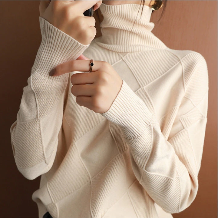 Modesty - Diamond Knit Sweater