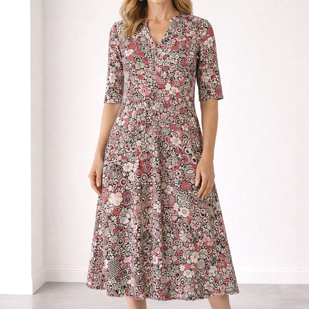 Mirelle - Button Midi Dress