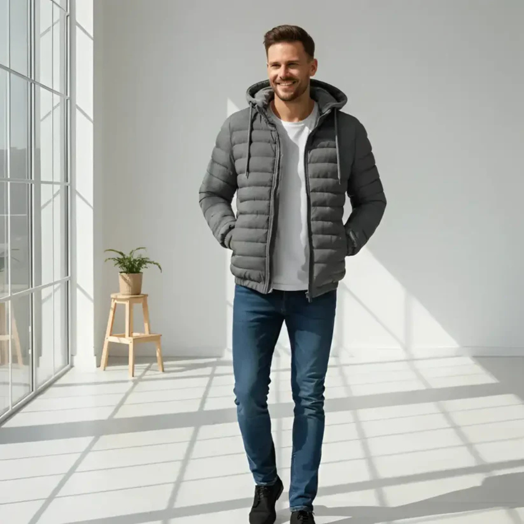 Belle & Cooper | Hooded Lightweight Puffer Jacket