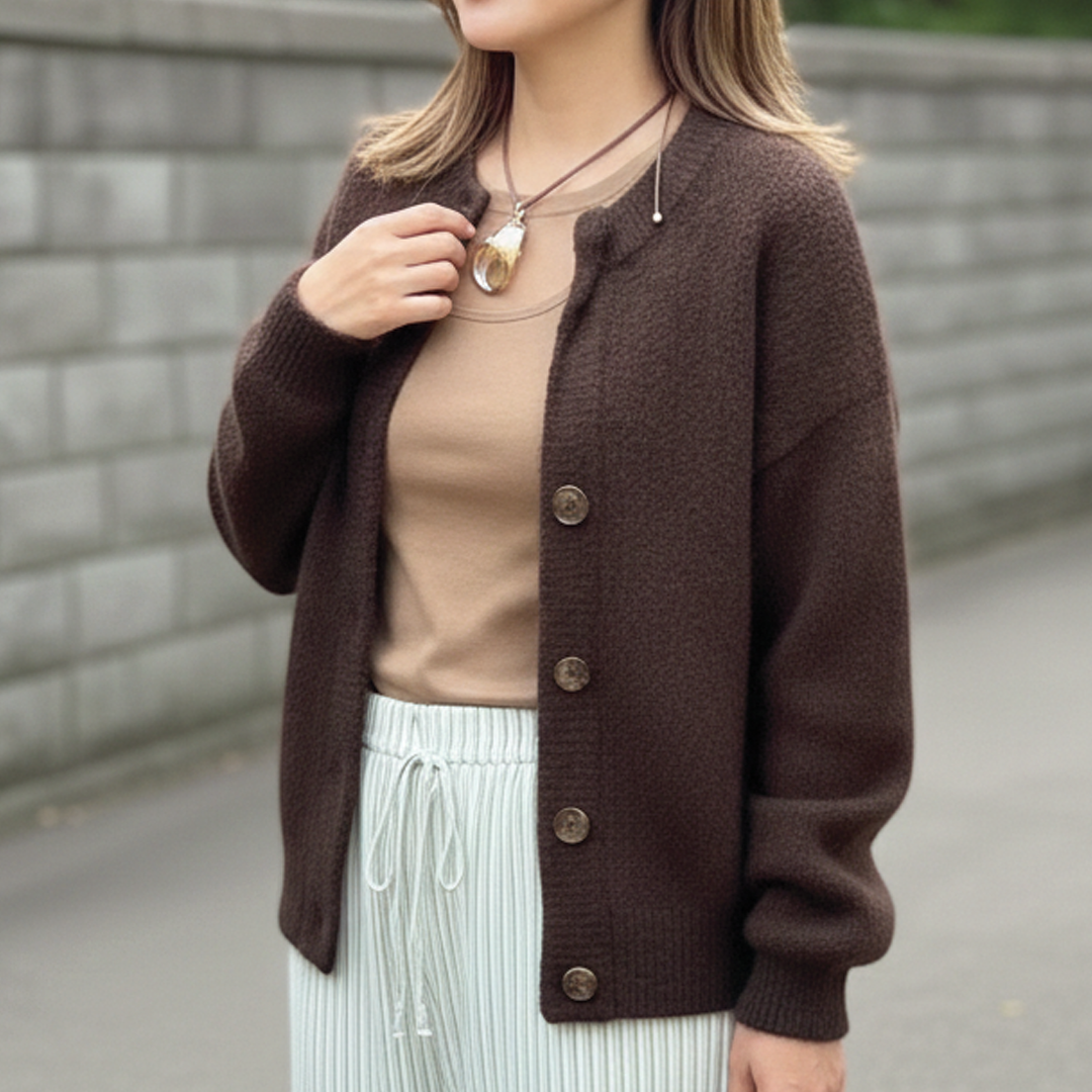 Janna - gennemknappet cardigan