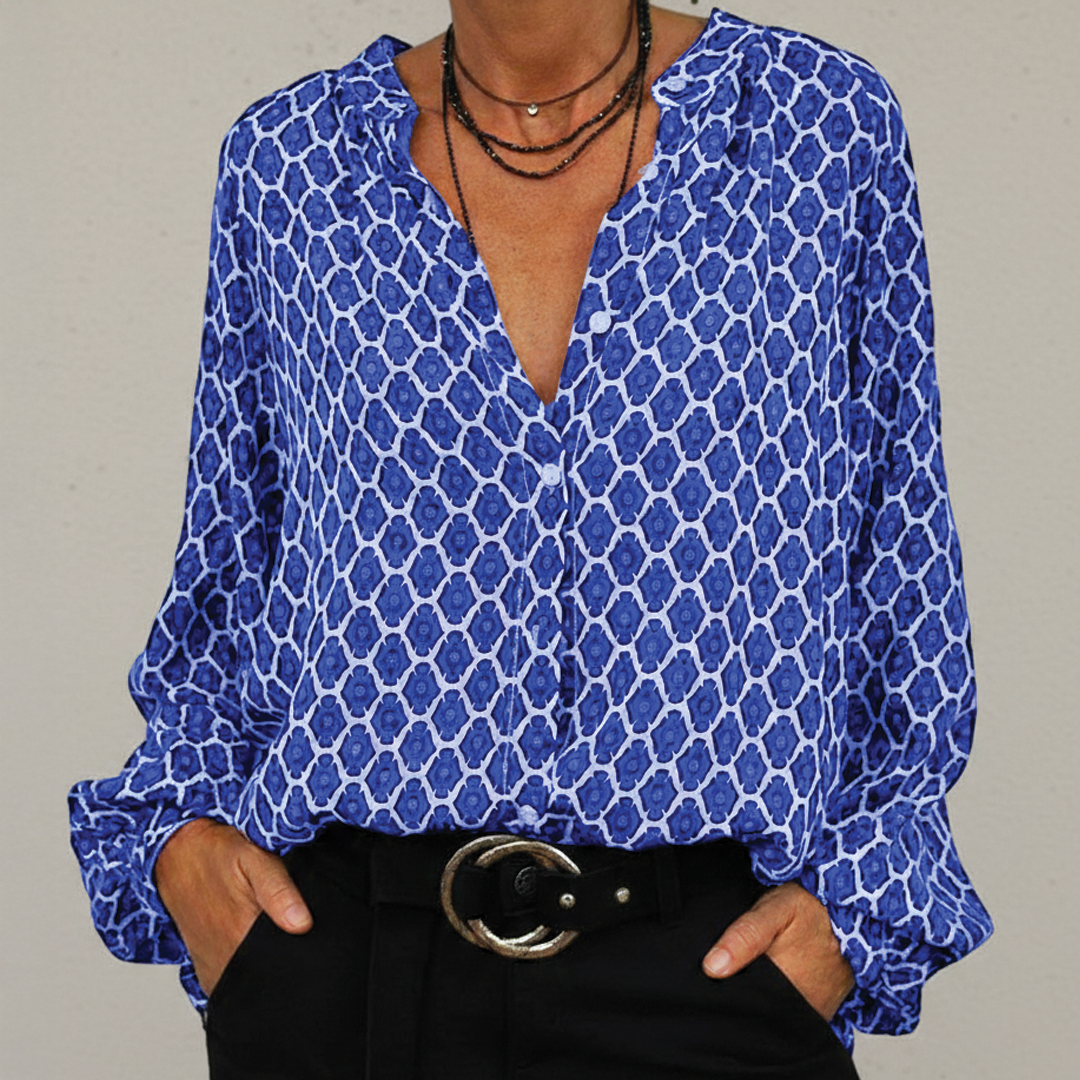 Luciana - V-halsbluse