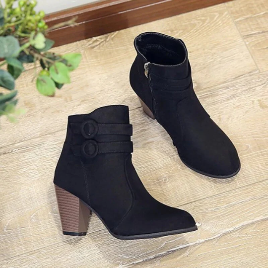 Kimberly | Women’s Chic Zip-Up Ankle Boots