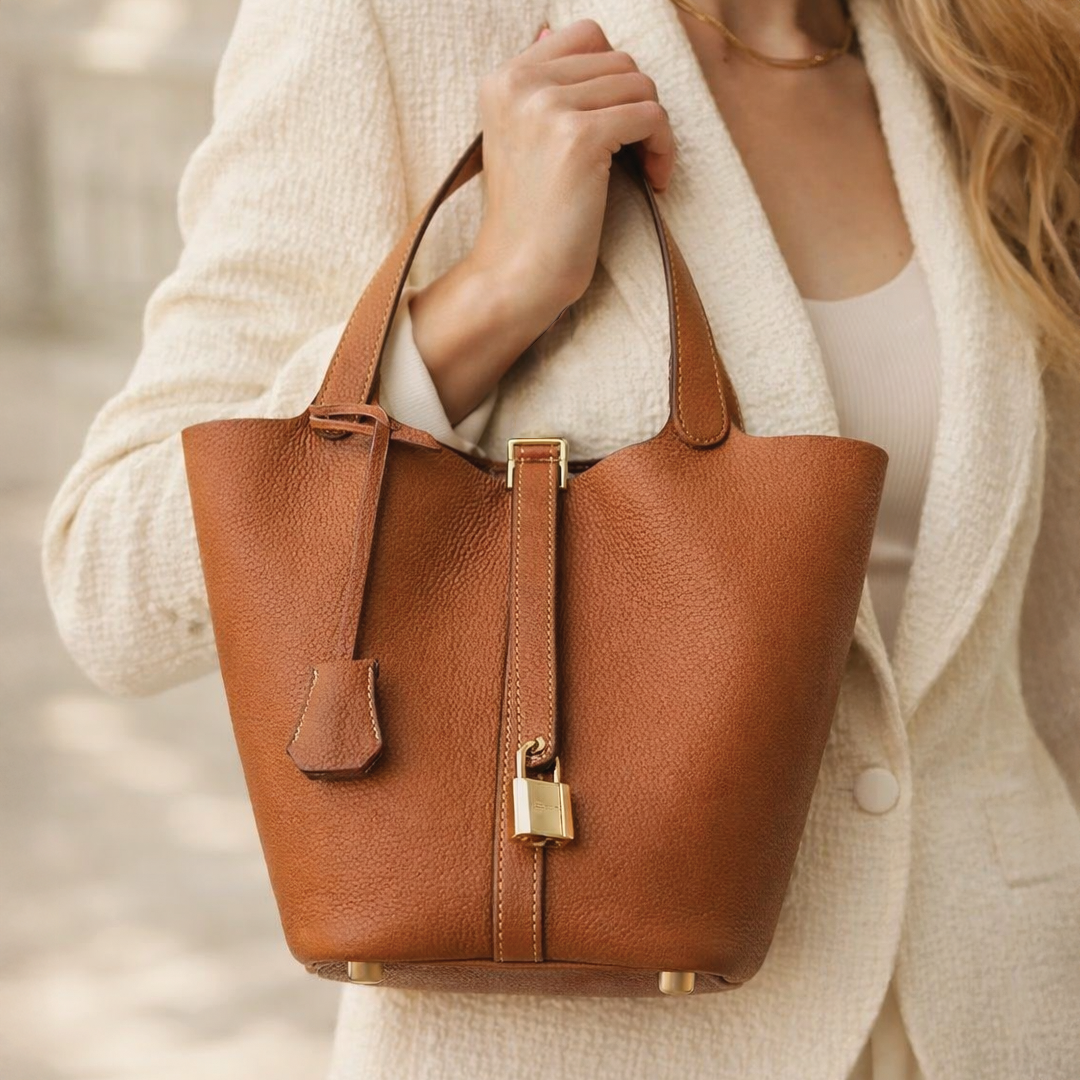 Melyra - Læder Shopper