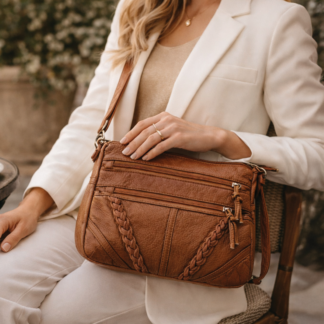 Jomira - Crossbody skuldertaske i vegansk læder