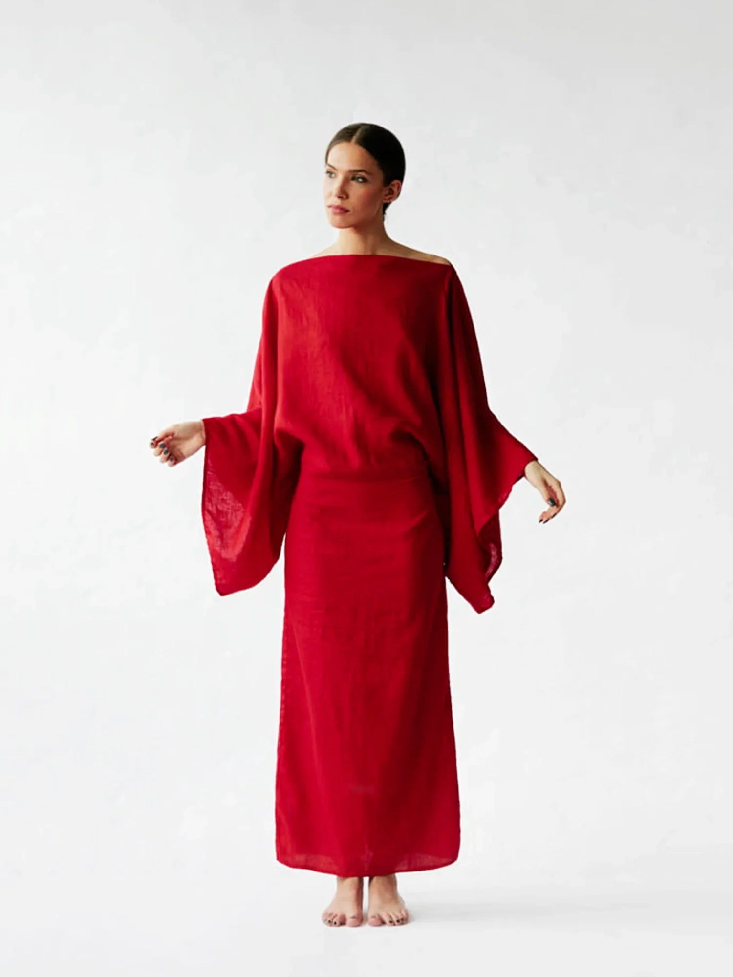Givelle - Kimono Midi-kjole