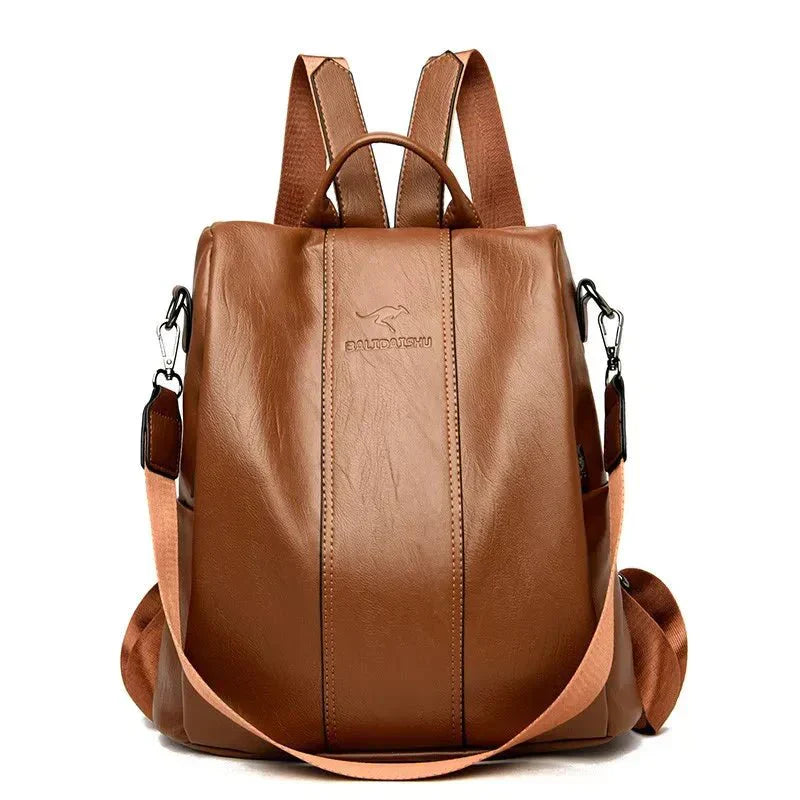 Yalira - Vegan Leather Convertible Backpack Handbag