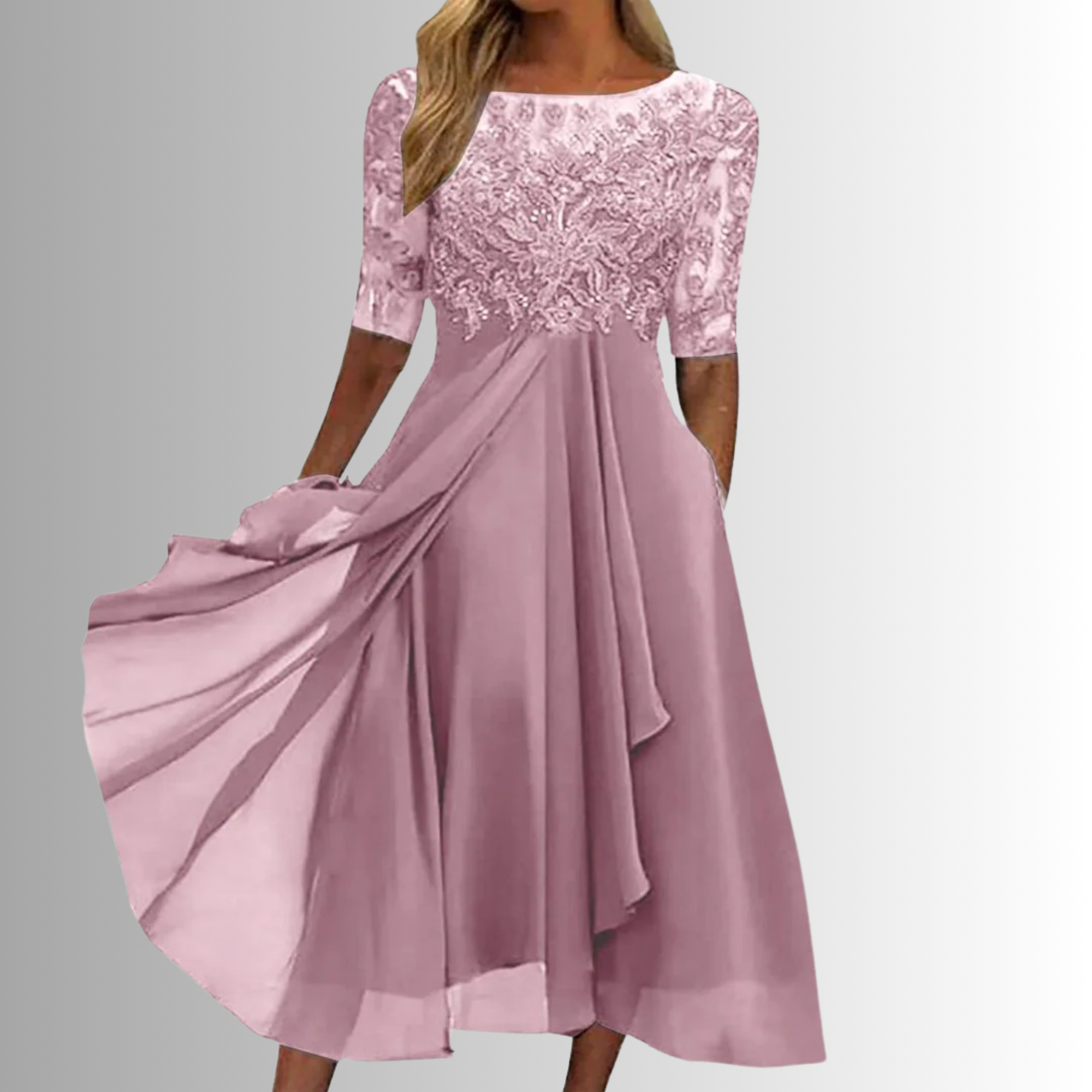Rhonda™ | Elegant blondekjole