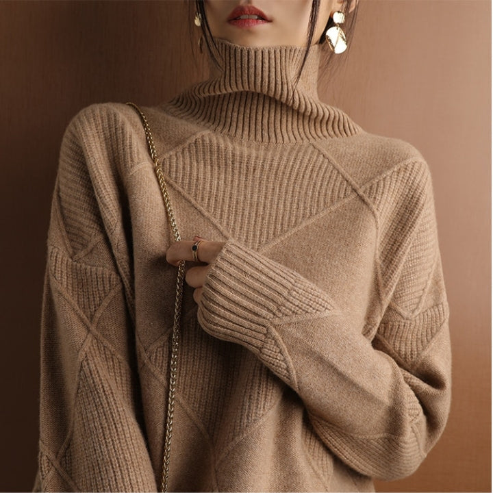 Modesty - Diamond Knit Sweater