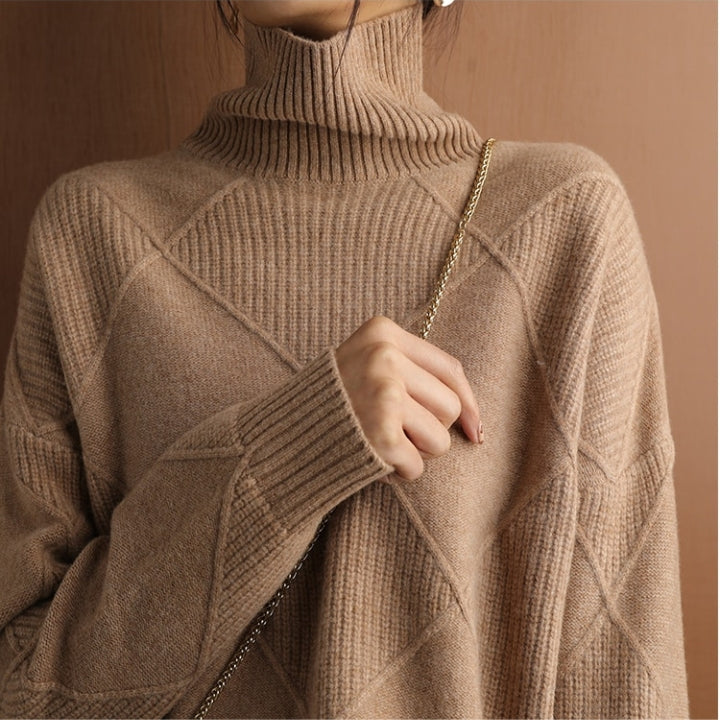 Modesty - Diamond Knit Sweater