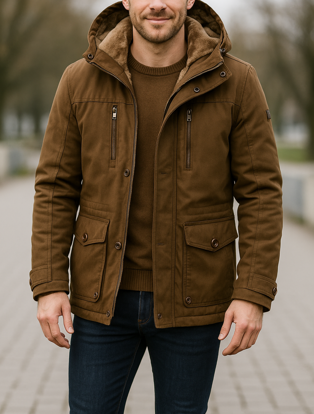 Belle & Cooper | Warm Mid-Length Winter Coat