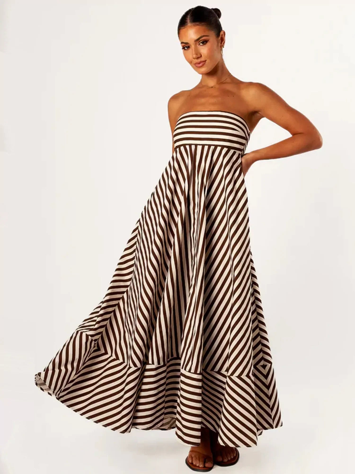 Isira - Strapless Maxi Dress